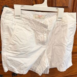 J. Crew Women's Classic White Shorts